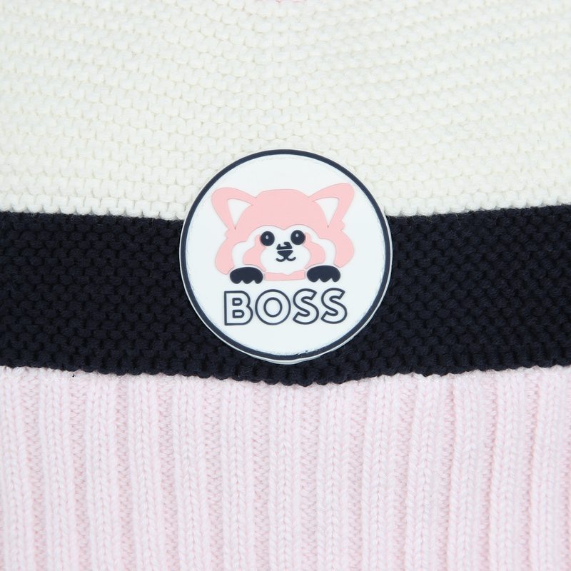 Bonnet à pompon BOSS 
                    FILLE