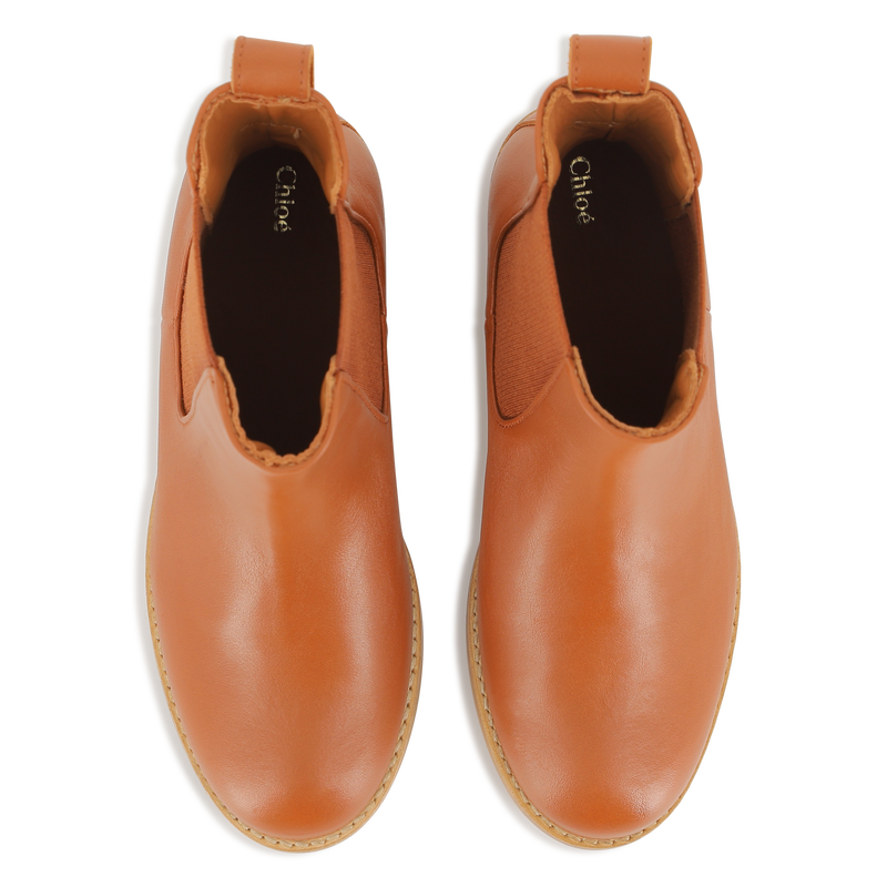 Bottines en cuir de vache CHLOE 
                    FILLE