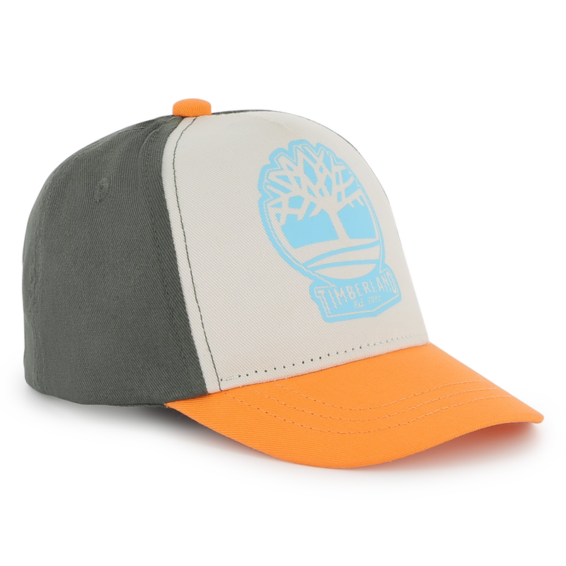 Casquette tricolore à fermeture auto-aggripante TIMBERLAND 
                    GARCON