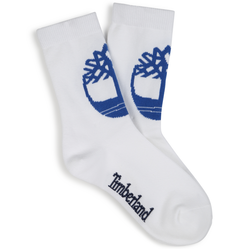 Chaussettes hautes imprim&eacute;es TIMBERLAND 
                        GARCON