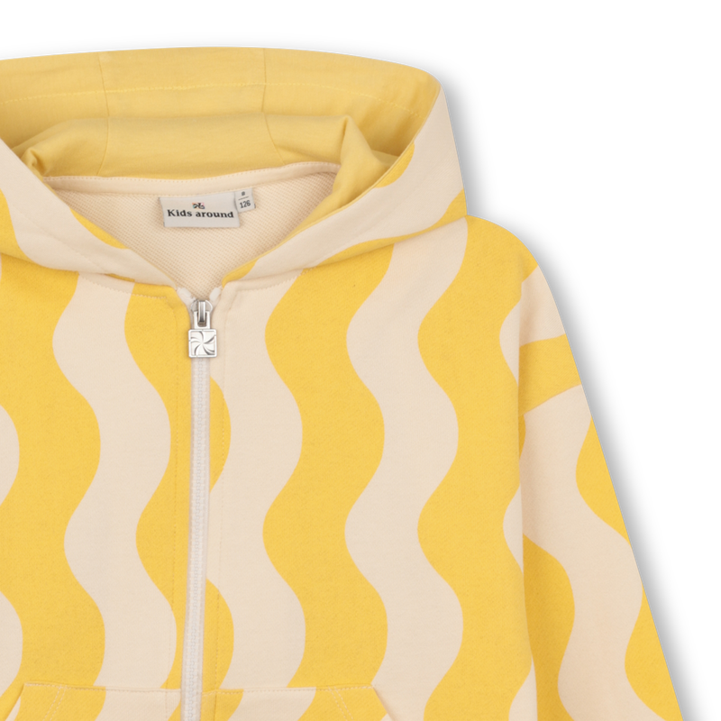 SWEAT ZIPP&Eacute; &Agrave; CAPUCHE KIDS AROUND 
                        GARCON