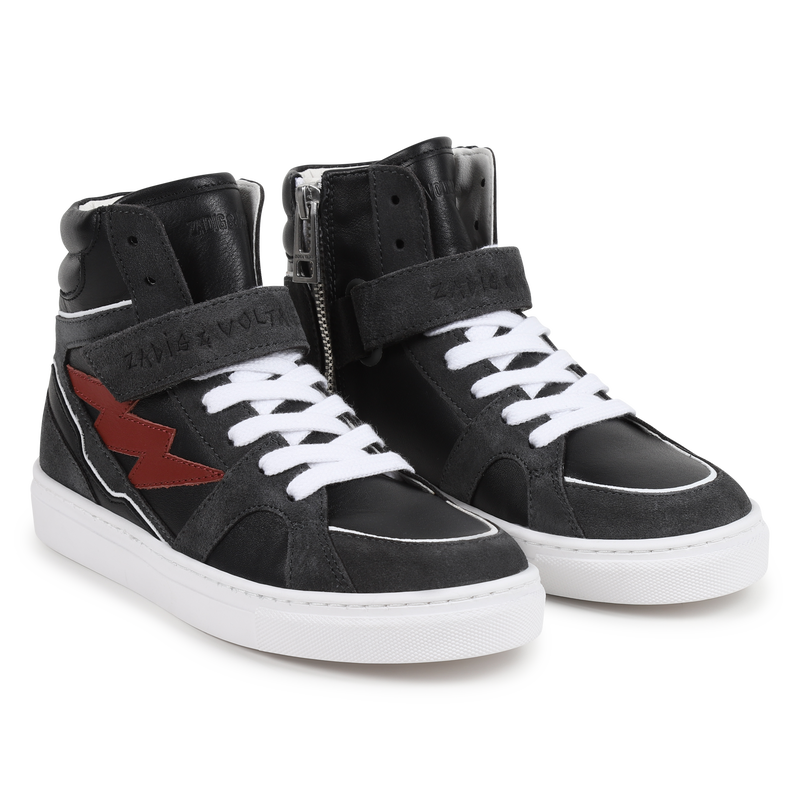Baskets en cuir de vachette ZADIG & VOLTAIRE 
                    GARCON