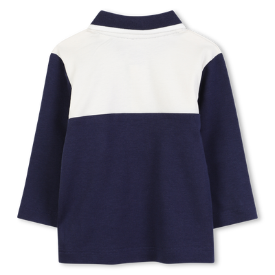 Polo coton bicolore bord-côte TIMBERLAND GARCON