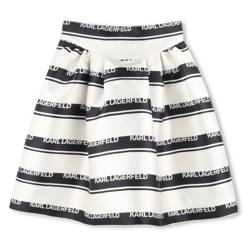 Jupe courte rayée KARL LAGERFELD KIDS 
                    FILLE