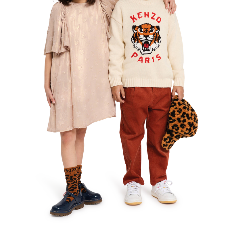 Pantalon en velours c&ocirc;tel&eacute; KENZO KIDS 
                        GARCON