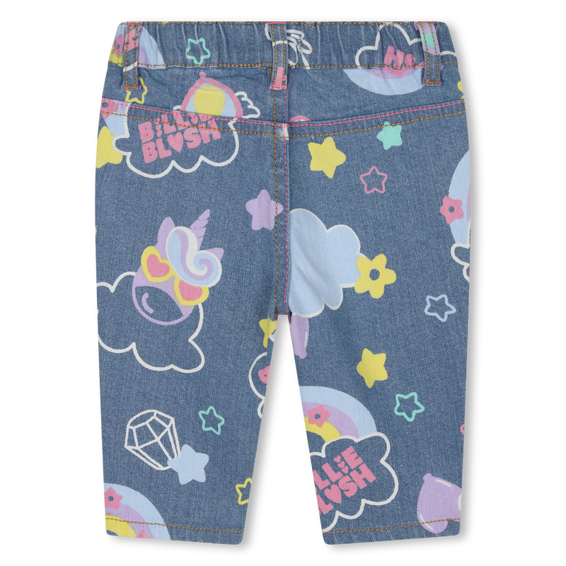 Jean imprimé taille élastiquée BILLIEBLUSH 
                    FILLE
