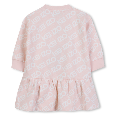 Robe imprimé en molleton KENZO KIDS FILLE