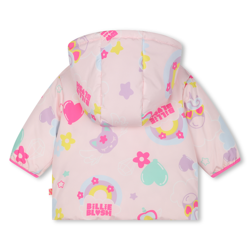 Doudoune imprim&eacute;e &agrave; capuche BILLIEBLUSH 
                        FILLE