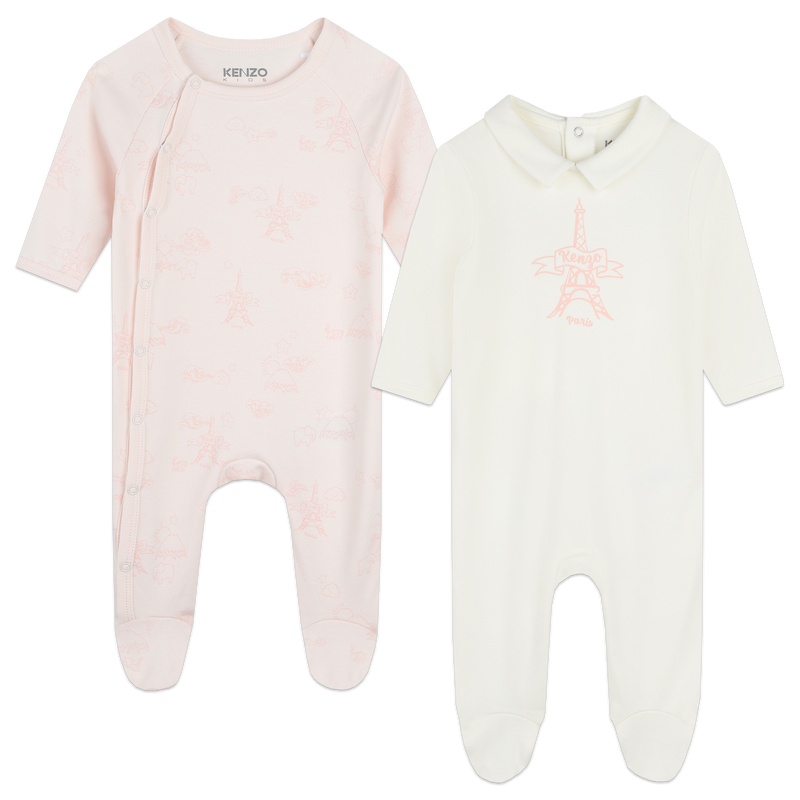 Lot de 2 pyjamas en coton KENZO KIDS 
                    UNISEXE
