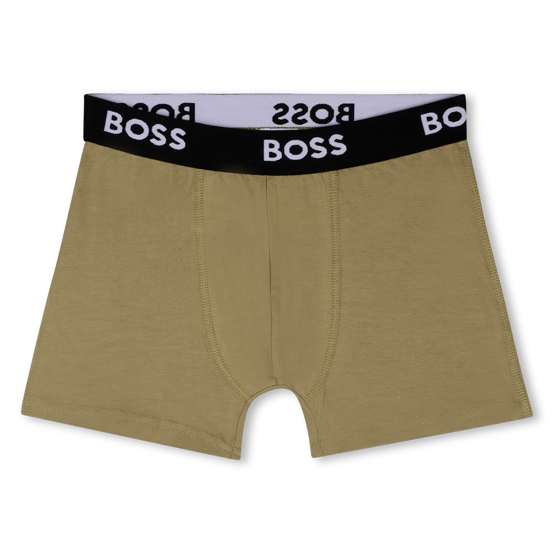 LOT DE 3 BOXERS BOSS 
                        GARCON