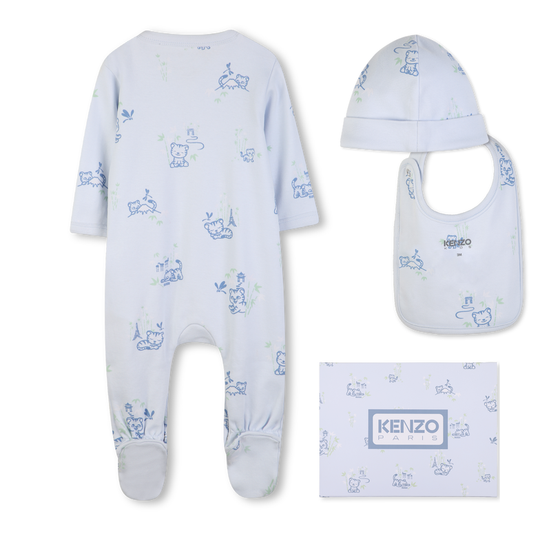 ENSEMBLE PYJAMA, BONNET ET BAVOIR KENZO KIDS 
                        GARCON