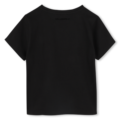 T-shirt avec imprim&eacute;s KARL LAGERFELD KIDS FILLE