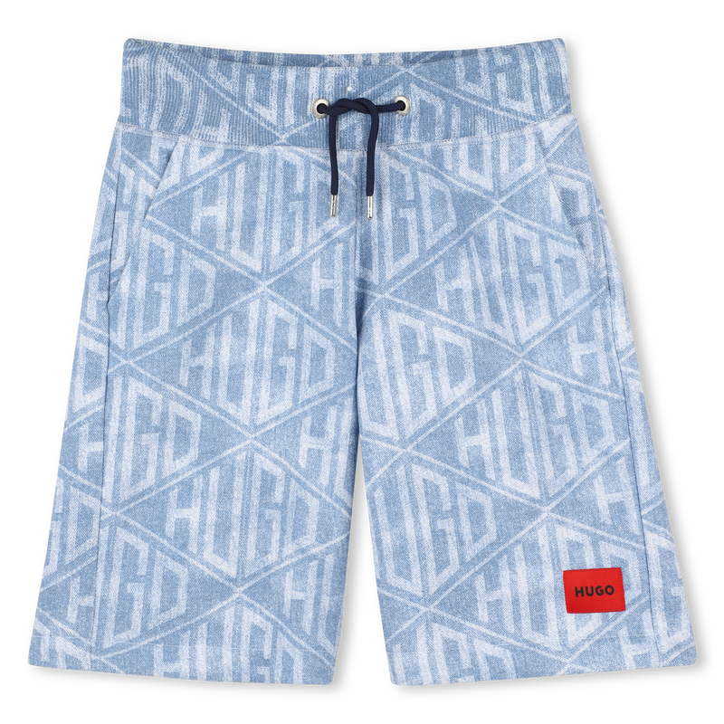 Bermuda de jogging effet jean Hugo 
                    GARCON