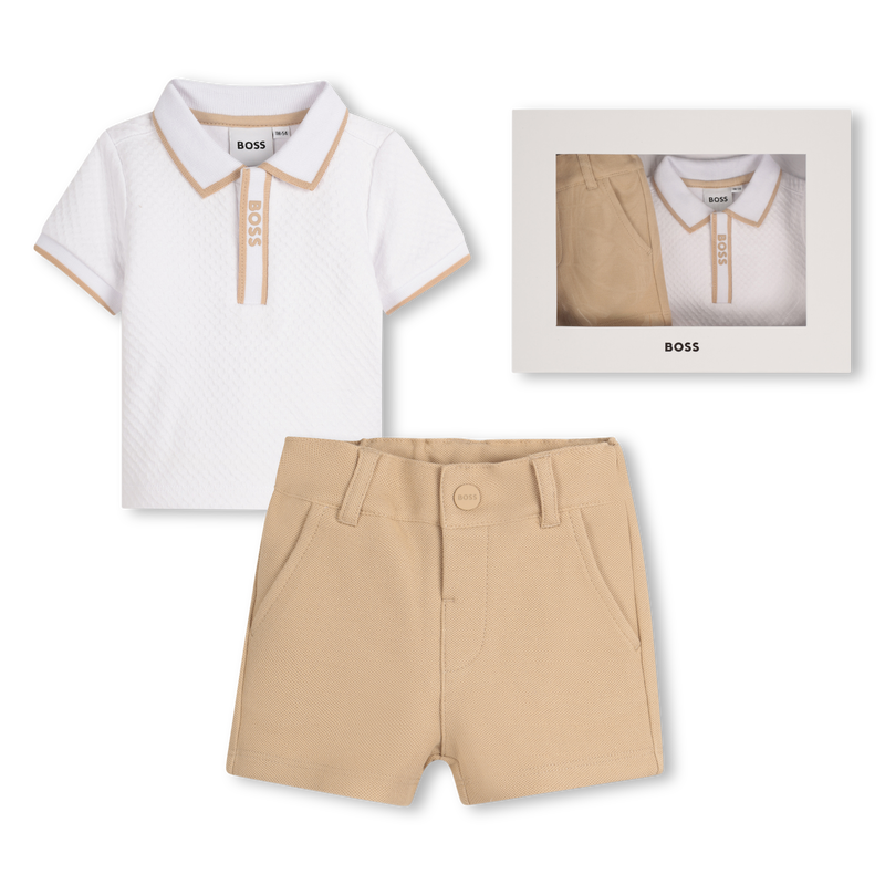 Ensemble short et polo BOSS 
                        GARCON