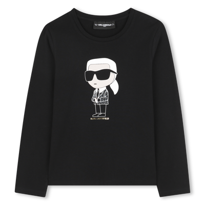 T-shirt à manches longues KARL LAGERFELD KIDS FILLE