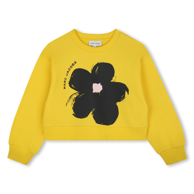 Sweat-shirt coton molletonn&eacute; MARC JACOBS FILLE