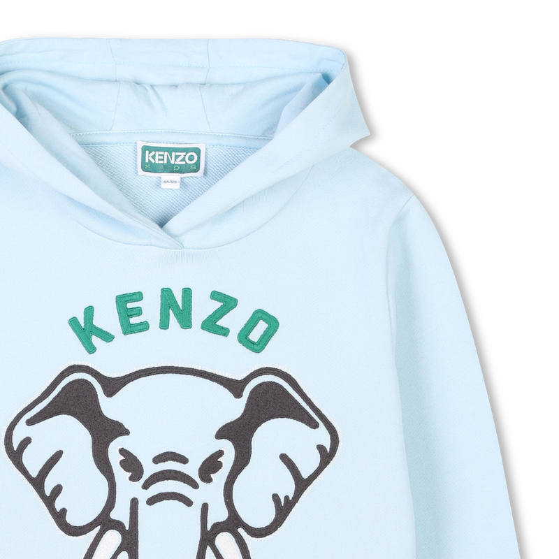 Sweat-shirt à capuche éléphant KENZO KIDS 
                    GARCON
