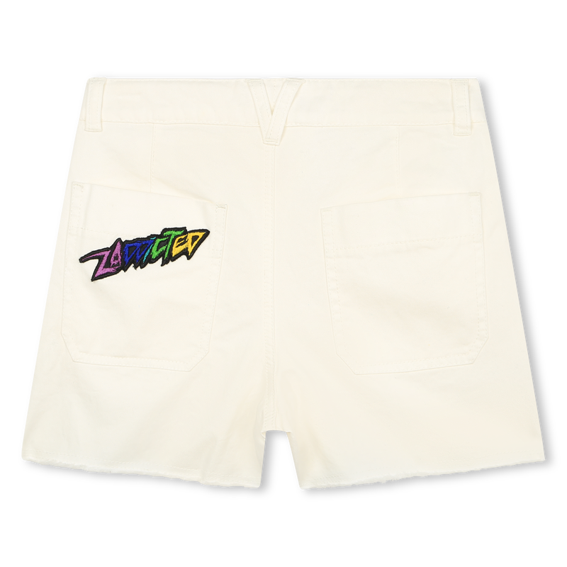 Short brodé et effet usé ZADIG & VOLTAIRE 
                    FILLE