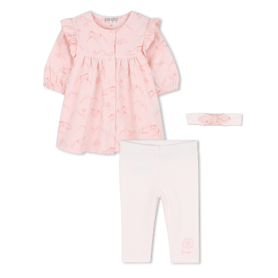 Ensemble robe + legging + bandeau KENZO KIDS FILLE