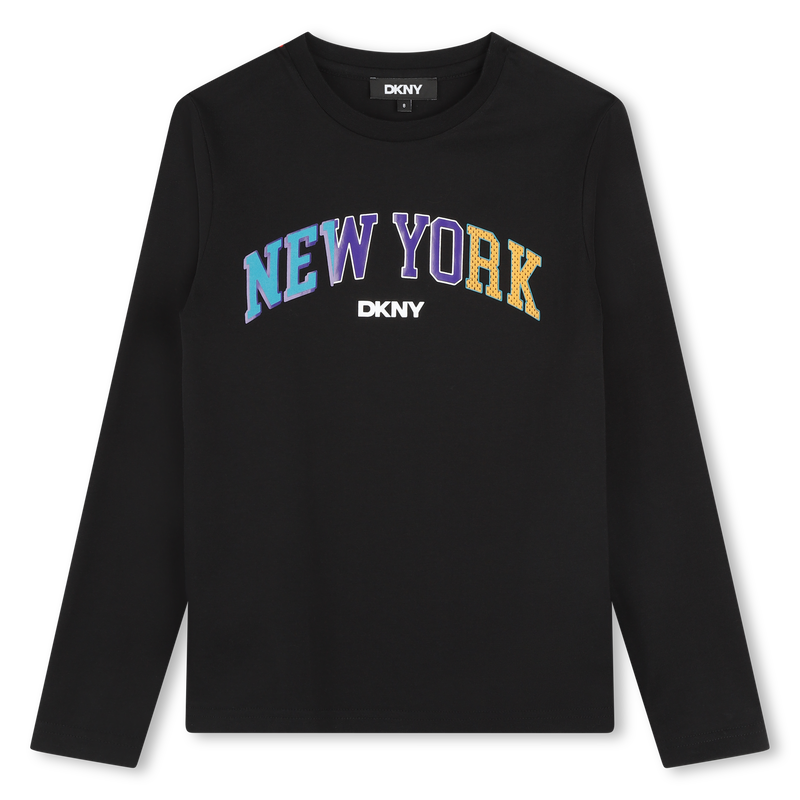 T-shirt manches longues coton DKNY 
                    GARCON