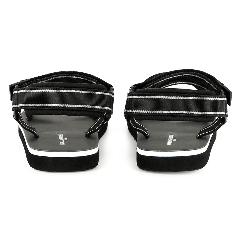 Sandales avec fermeture par bandes auto agrippante KARL LAGERFELD KIDS 
                        FILLE