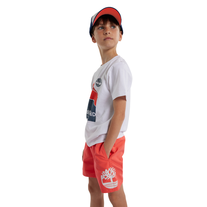Short de bain uni avec slip TIMBERLAND 
                    GARCON
