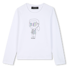 Tee-shirt manches longues KARL LAGERFELD KIDS 
                    FILLE