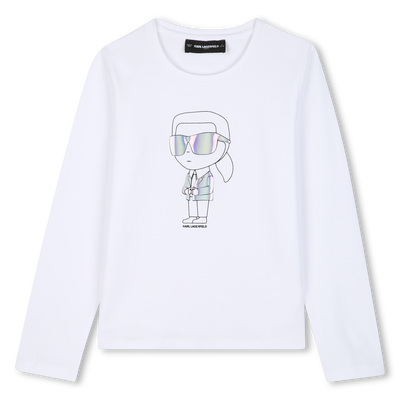 Tee-shirt manches longues KARL LAGERFELD KIDS FILLE