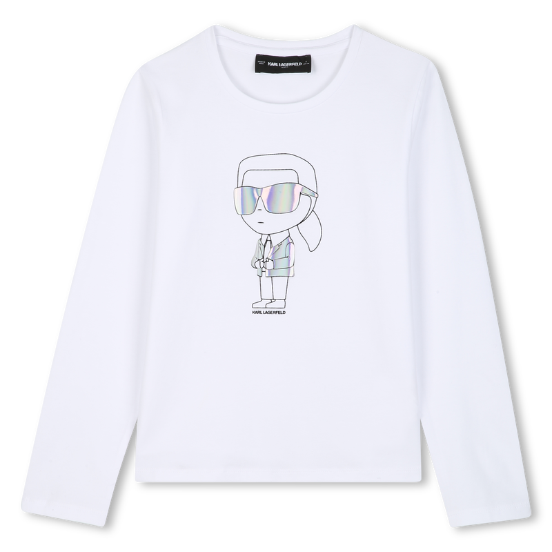 Tee-shirt manches longues KARL LAGERFELD KIDS 
                        FILLE