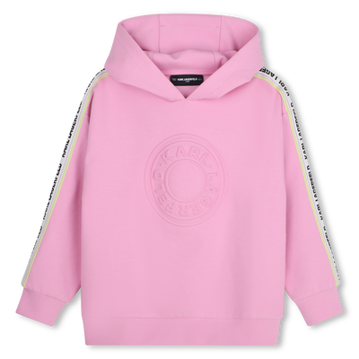 Sweat-shirt &agrave; capuche KARL LAGERFELD KIDS FILLE