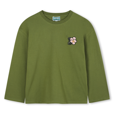 T-shirt &agrave; manches longues KENZO KIDS FILLE
