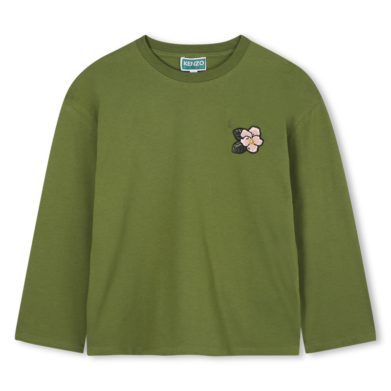 T-shirt &agrave; manches longues KENZO KIDS 
                        FILLE