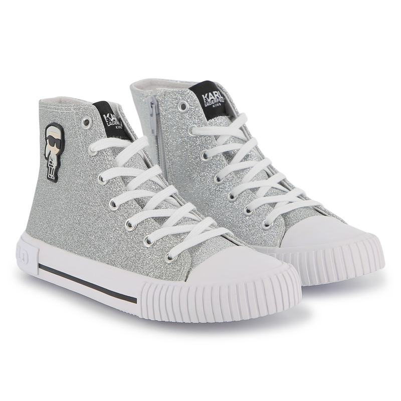 Basket &agrave; lacets KARL LAGERFELD KIDS 
                        FILLE