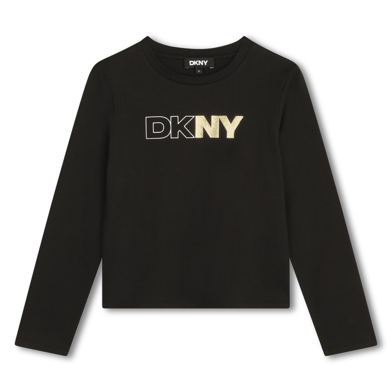 T-shirt &agrave; manches longues DKNY 
                        FILLE