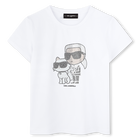 T-shirt &agrave; manches courtes KARL LAGERFELD KIDS 
                    FILLE