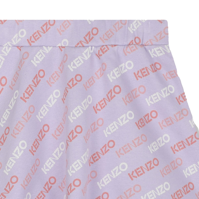 Jupe évasée imprimée sigle KENZO KIDS 
                    FILLE