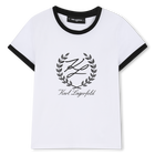 Tee-shirt manches courtes KARL LAGERFELD KIDS 
                    FILLE