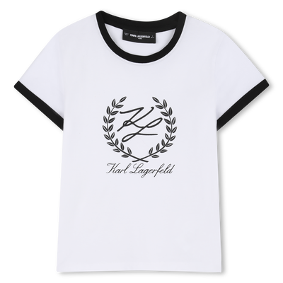 T-SHIRT MANCHES COURTES KARL LAGERFELD KIDS FILLE