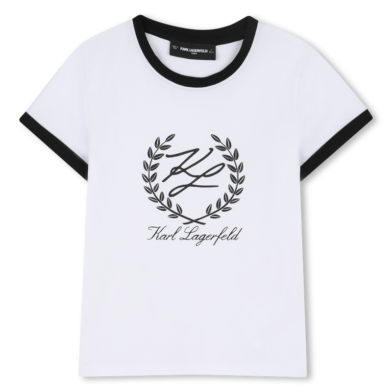 T-SHIRT MANCHES COURTES KARL LAGERFELD KIDS 
                        FILLE
