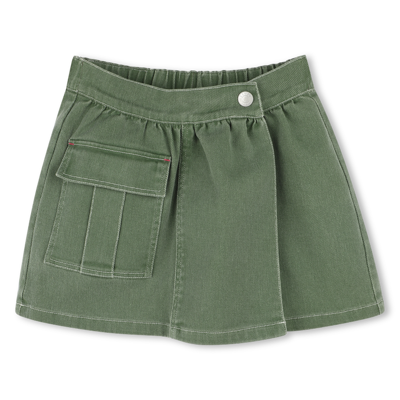 Jupe-short en coton KENZO KIDS 
                    FILLE