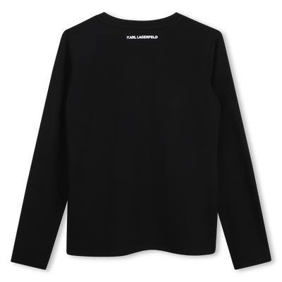 T-shirt à manches longues KARL LAGERFELD KIDS FILLE
