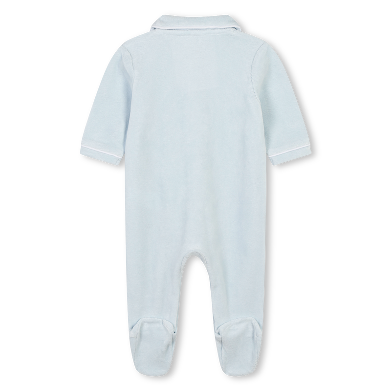 Pyjama velours brodé col polo CARREMENT BEAU 
                    GARCON