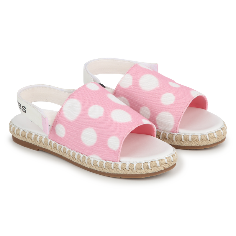 Espadrilles ouvertes à pois THE MARC JACOBS 
                    FILLE