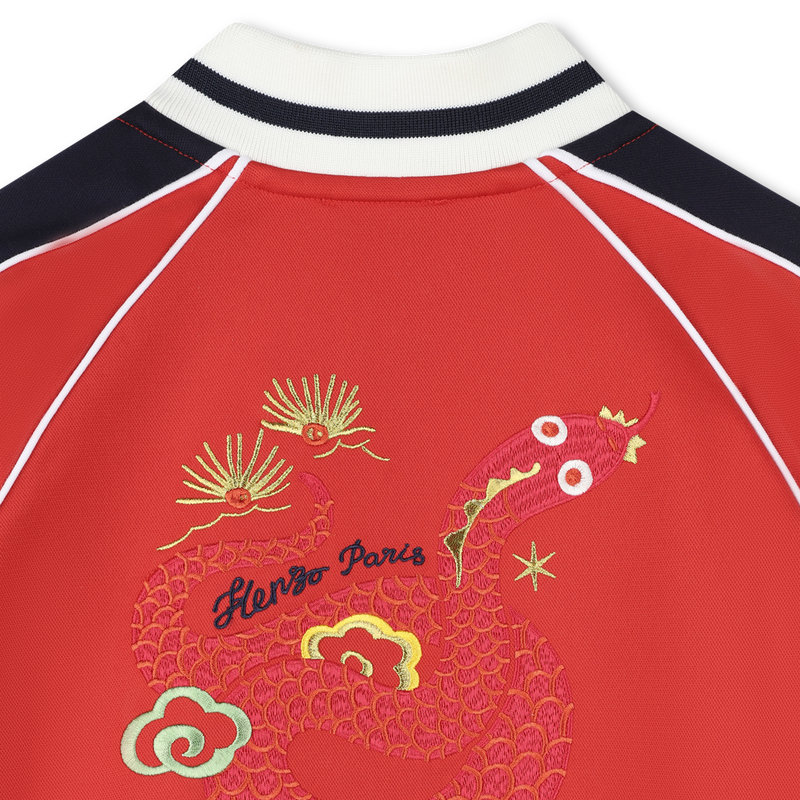 Sweat-shirt zippé col montant KENZO KIDS 
                    GARCON