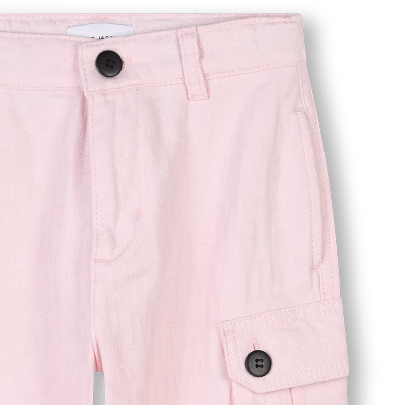 Pantalon &agrave; poches en coton MARC JACOBS 
                        FILLE