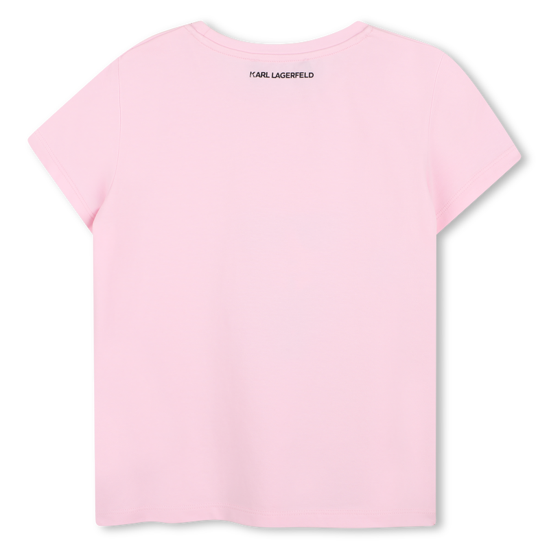 T-SHIRT ILLUSTRATION CHOUPETTE KARL LAGERFELD KIDS 
                        FILLE