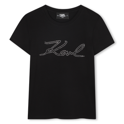 T-shirt à manches courtes KARL LAGERFELD KIDS FILLE