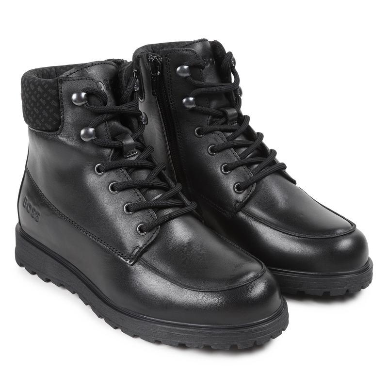 Bottines à lacets et fermeture  zipée BOSS 
                    GARCON