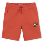 Bermuda en coton avec badge KENZO KIDS 
                    GARCON