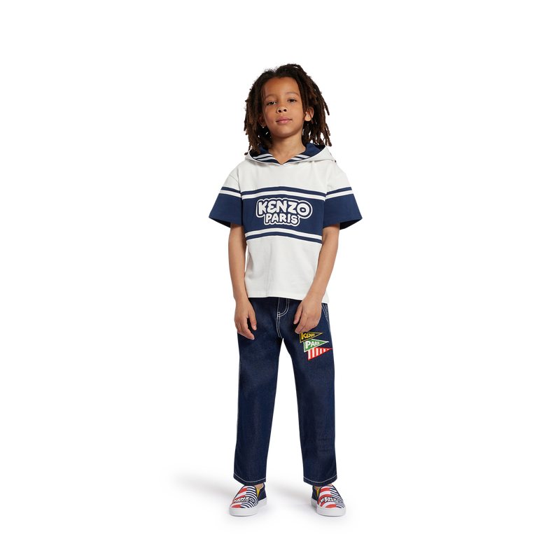 Baskets à rayures imprimées KENZO KIDS 
                    UNISEXE